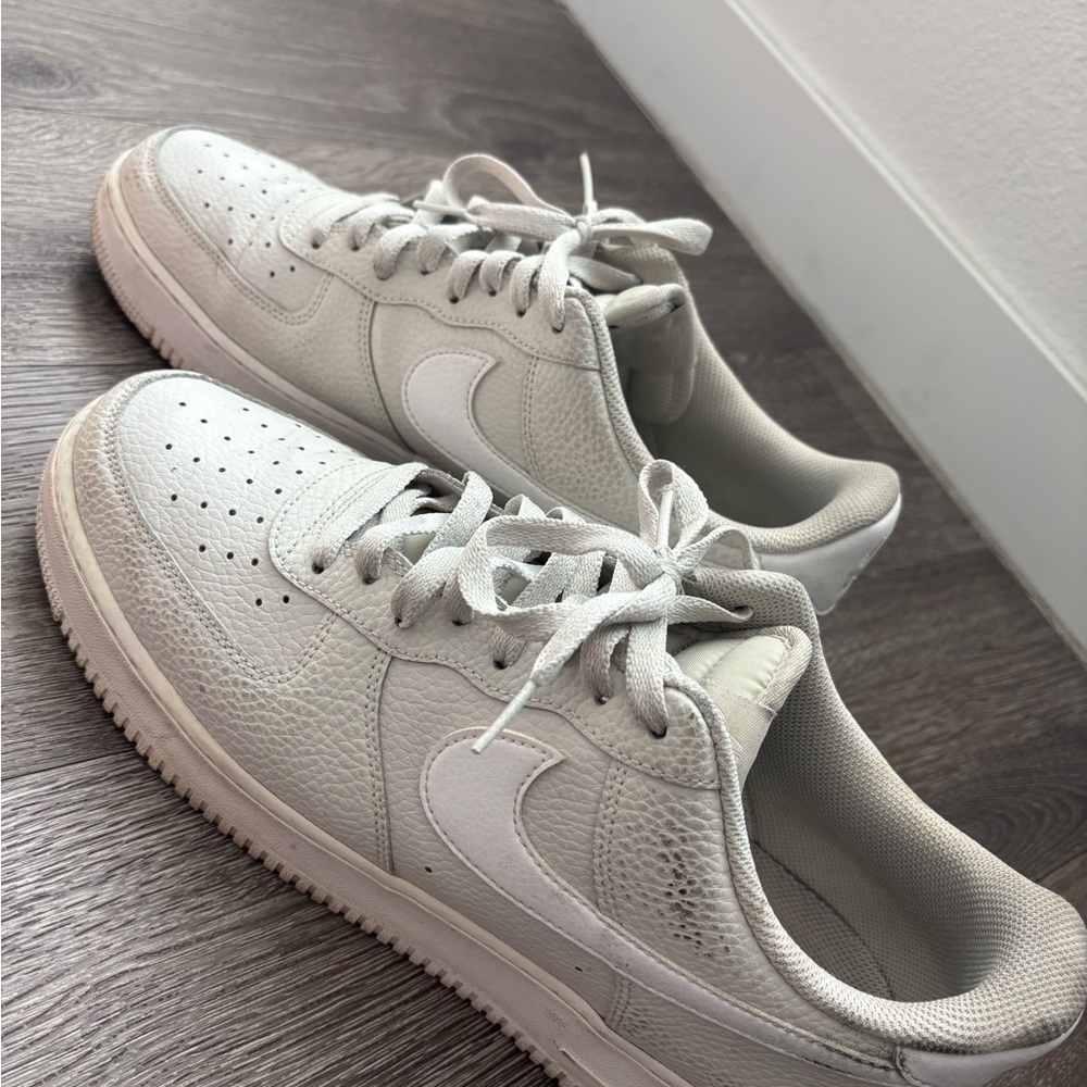 Nike Air Force 1 Pebbled Leather Sneakers